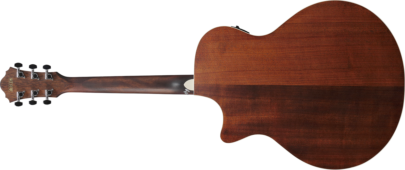 Ibanez Ae140 Opn Concert Thinline Cw Tout  Okoume Lau - Open Pore Natural - Guitare Folk - Variation 1