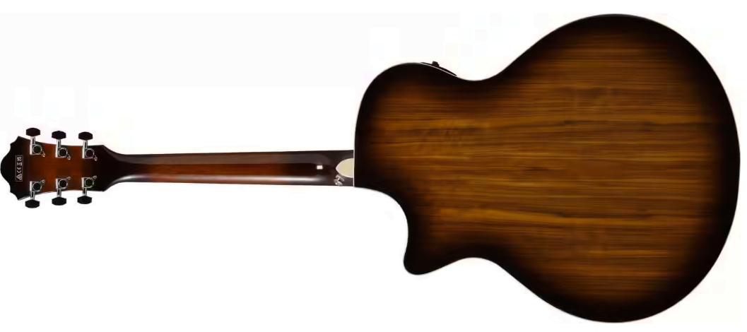 Ibanez Ae160 Vms Concert Thinline Cw Epicea Ovangkol  Ova - Vintage Mahogany Sunburst High Gloss - Guitare Folk - Variation 1