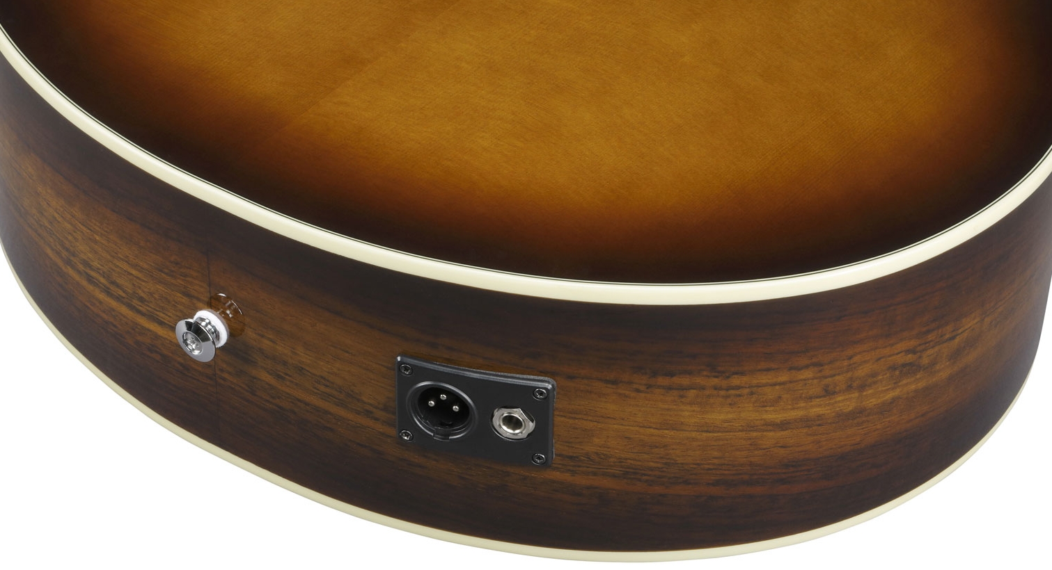 Ibanez Ae160 Vms Concert Thinline Cw Epicea Ovangkol  Ova - Vintage Mahogany Sunburst High Gloss - Guitare Folk - Variation 3