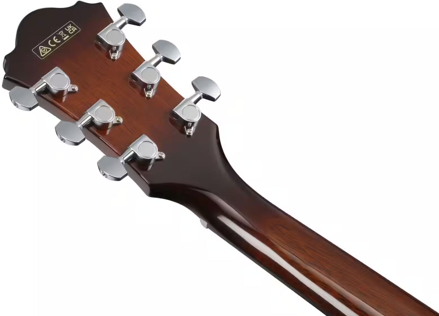 Ibanez Ae160 Vms Concert Thinline Cw Epicea Ovangkol  Ova - Vintage Mahogany Sunburst High Gloss - Guitare Folk - Variation 5