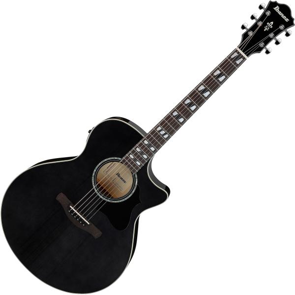 Ibanez AE170 TBK - transparent black Folk guitar