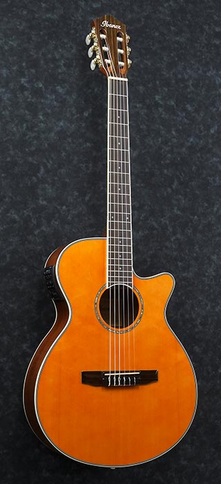 Ibanez Aeg10nii Tng Concert Cw Epicea Sapelli Rw - Mandarine - Guitare Classique Format 4/4 - Variation 1