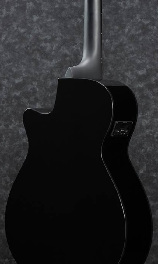 Ibanez Aeg50 Bk Concert Cw Epicea Sapele Wal - Black - Guitare Electro Acoustique - Variation 1