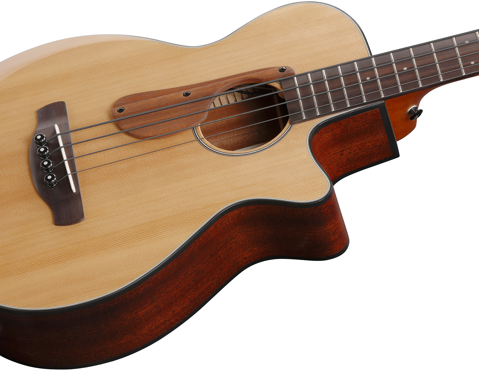 Ibanez Aegb30e Ntg Cw Epicea Sapele Rw - Natural - Basse Acoustique - Variation 3