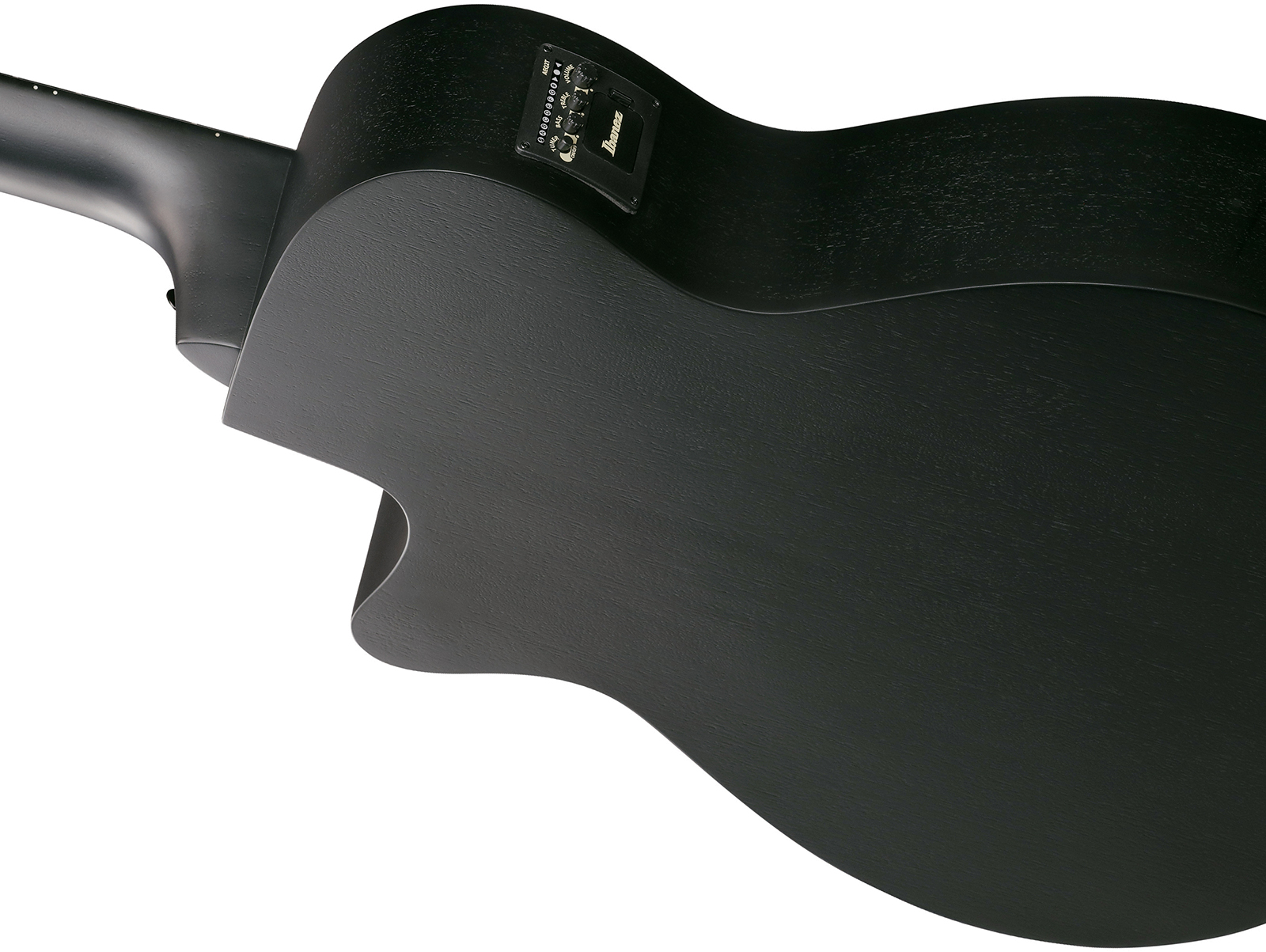 Ibanez Aegb420 Bot Cw Shsc Epicea Sapele Rw - Black Out - Basse Acoustique - Variation 2
