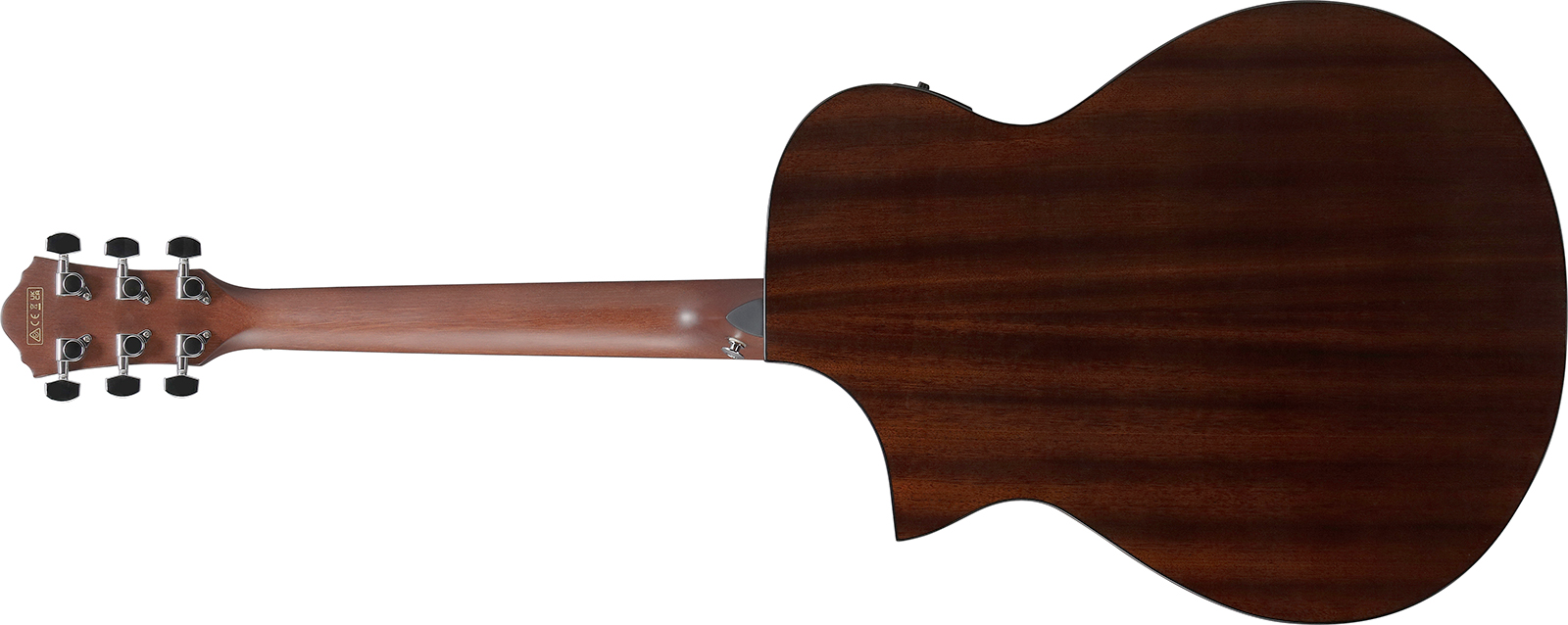 Ibanez Aewc16qa Tkh Grand Concert Cw Tilleul Sapele Rw - Transparent Black Sunburst - Guitare Folk - Variation 1