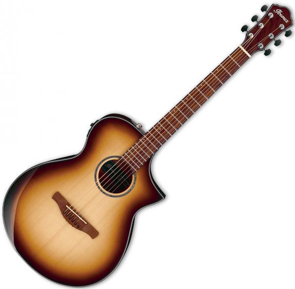 Ibanez AEWC300 NNB natural browned burst Folk guitar