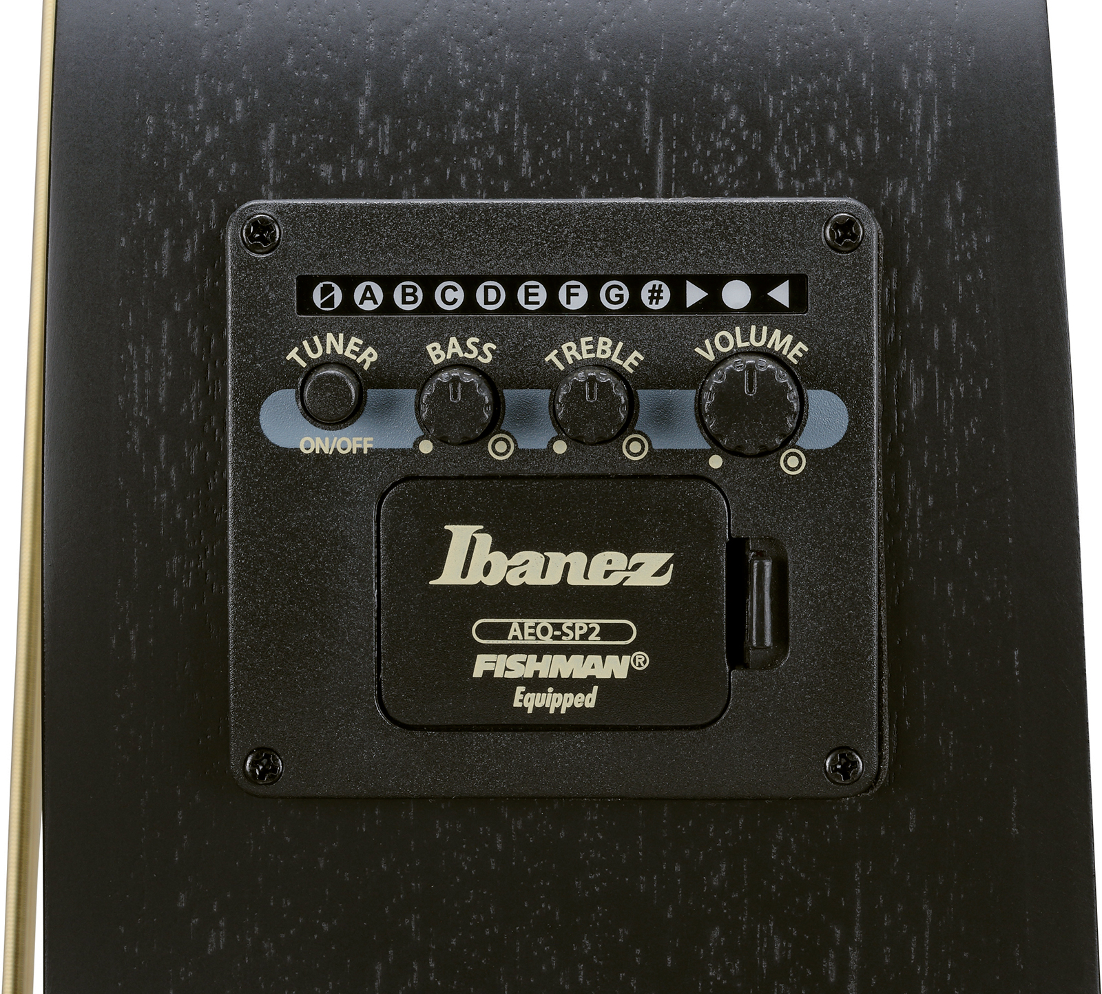 Ibanez Aewc621l Bot Grand Concert Cw Gaucher Tilleul Sapele Eb - Black Out - Guitare Folk - Variation 4