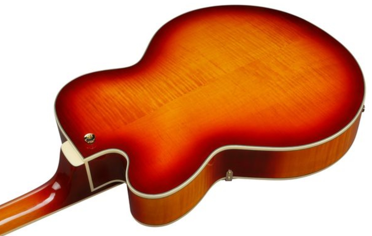 Ibanez Af115 Awb Artstar 2h Ht Eb - Aged Whiskey Burst - Guitare Électrique 1/2 Caisse - Variation 3