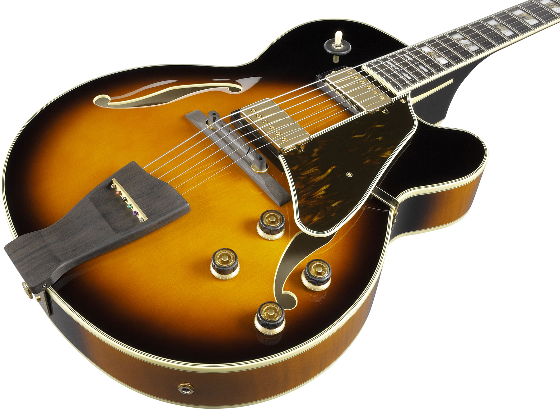 Ibanez Af2000 Bs Artstar Jap Hh Ht Eb - Brown Sunburst - Guitare Électrique 3/4 Caisse & Jazz - Variation 2