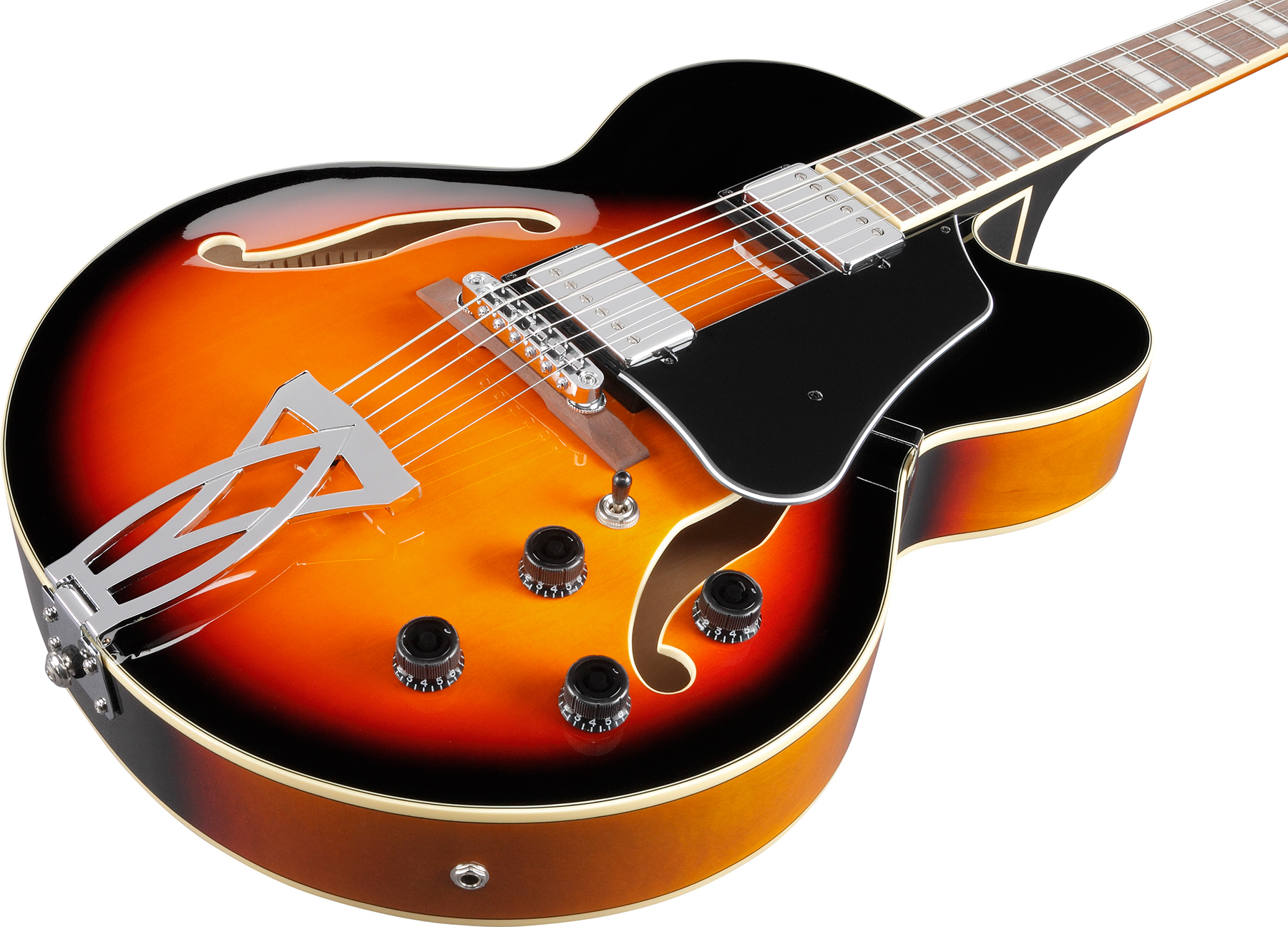 Ibanez Af75 Bs Artcore 2h Ht Lau - Brown Sunburst - Guitare Électrique 3/4 Caisse & Jazz - Variation 2