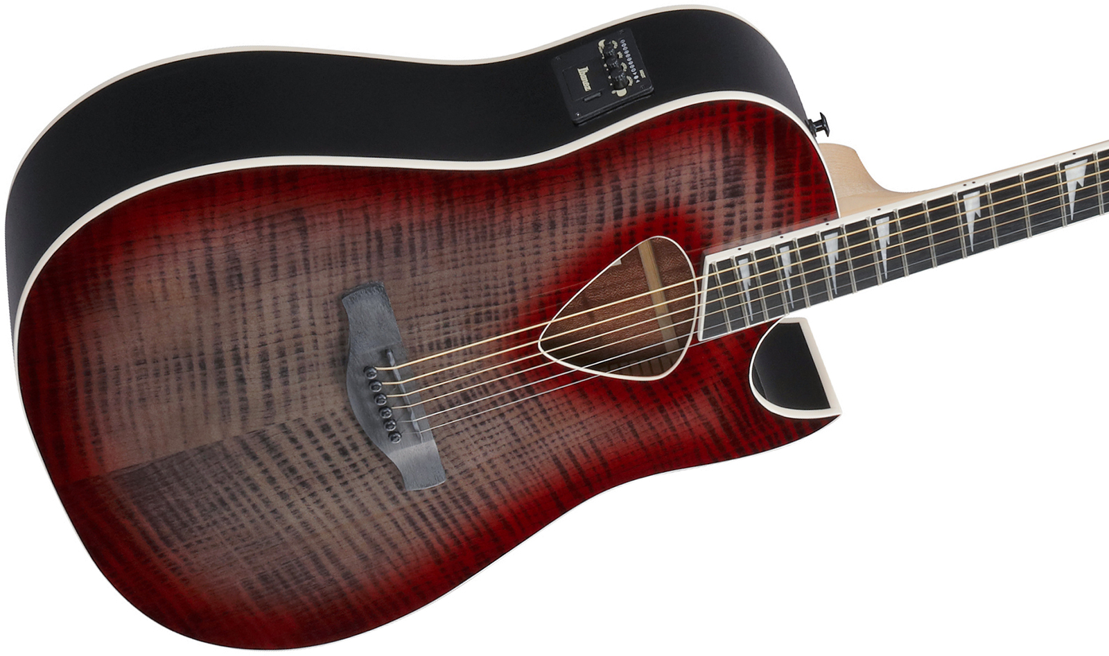 Ibanez Alt50fa Rdb Altsar Dreadnought Cw Tilleul Sapele Pur - Red Doom Burst High Gloss - Guitare Folk - Variation 2