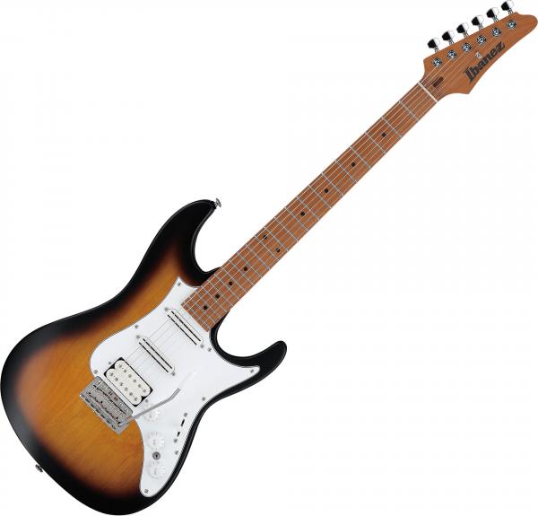 Guitare électrique solid body Ibanez Andy Timmons AT10PZ STM Premium - sunburst matte