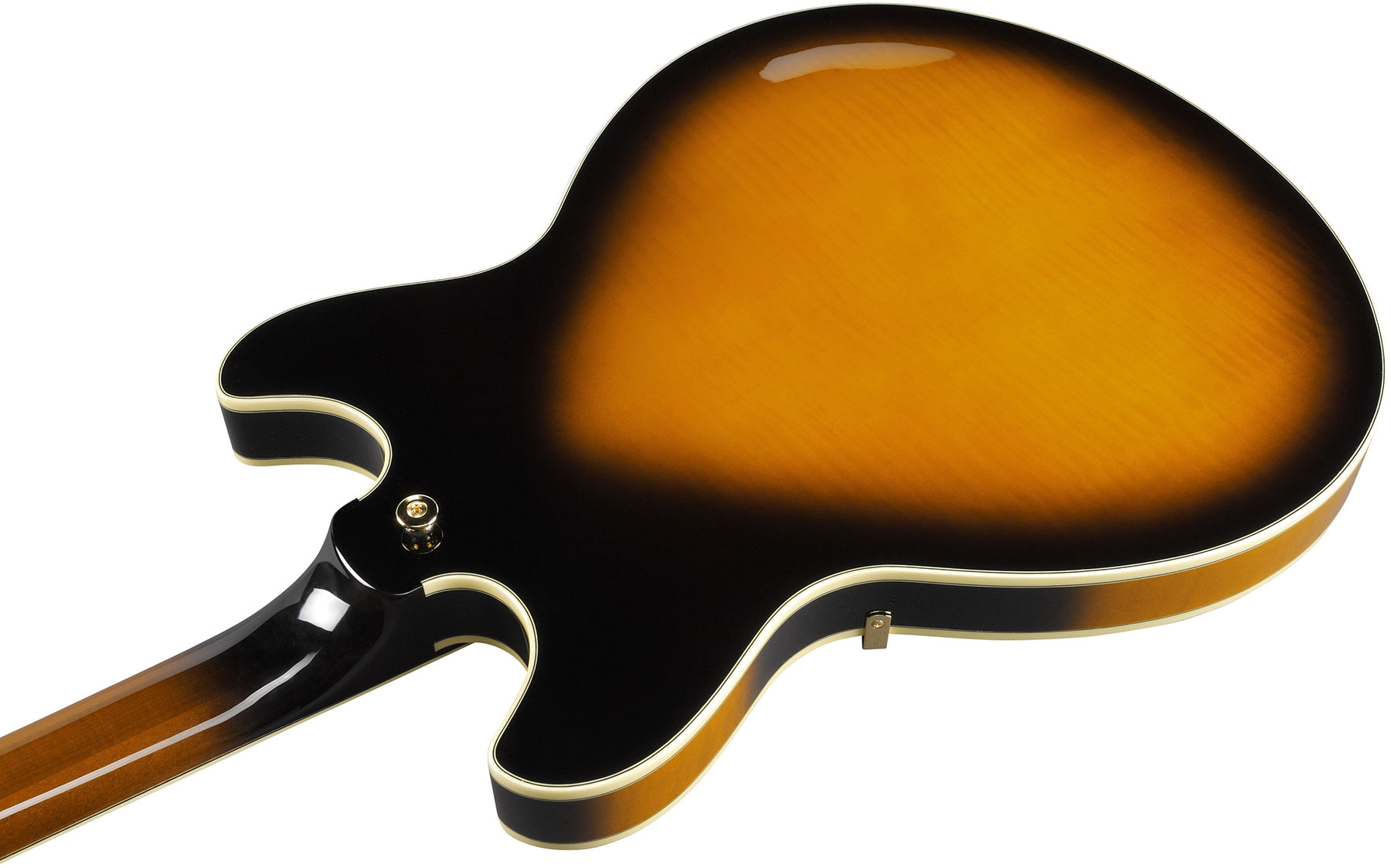 Ibanez As2000 Bs Artstar Jap Hh Ht Eb - Brown Sunburst - Guitare Électrique 3/4 Caisse & Jazz - Variation 3