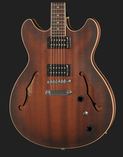 Ibanez As53 Tkf Artcore Hh Ht Noy - Tobacco Flat - Guitare Électrique 1/2 Caisse - Variation 10