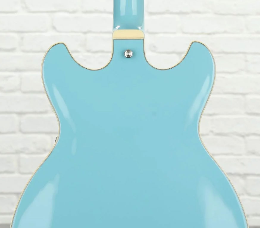 Ibanez As7312 Mtb Artcore 12-cordes Hh Ht Lau - Mint Blue - Guitare Électrique 1/2 Caisse - Variation 3