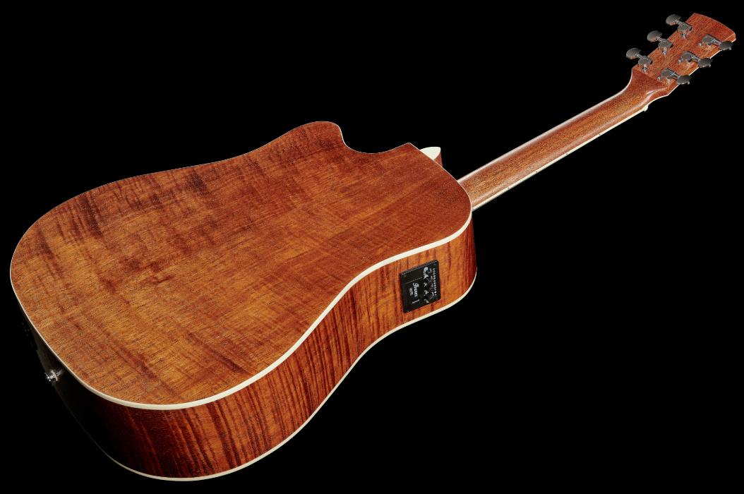 Ibanez Aw417ce Ops Artwood Dreadnought Cw Epicea Okoume Pf - Open Pore Semi-gloss - Guitare Folk - Variation 1