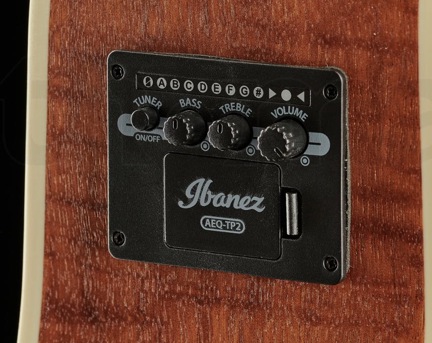 Ibanez Aw417ce Ops Artwood Dreadnought Cw Epicea Okoume Pf - Open Pore Semi-gloss - Guitare Folk - Variation 4