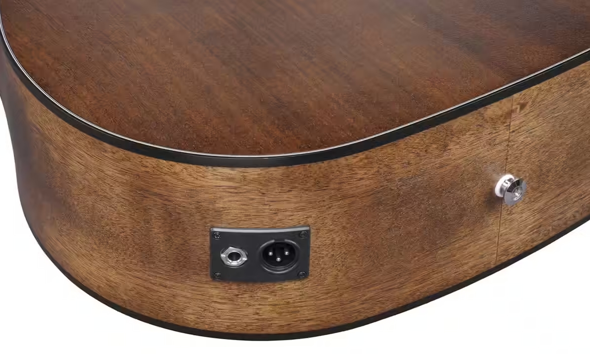 Ibanez Aw54lce Opn Artwood Dreadnought Cw Gaucher Tout Acajou Lau - Open Pore Natural - Guitare Folk - Variation 4