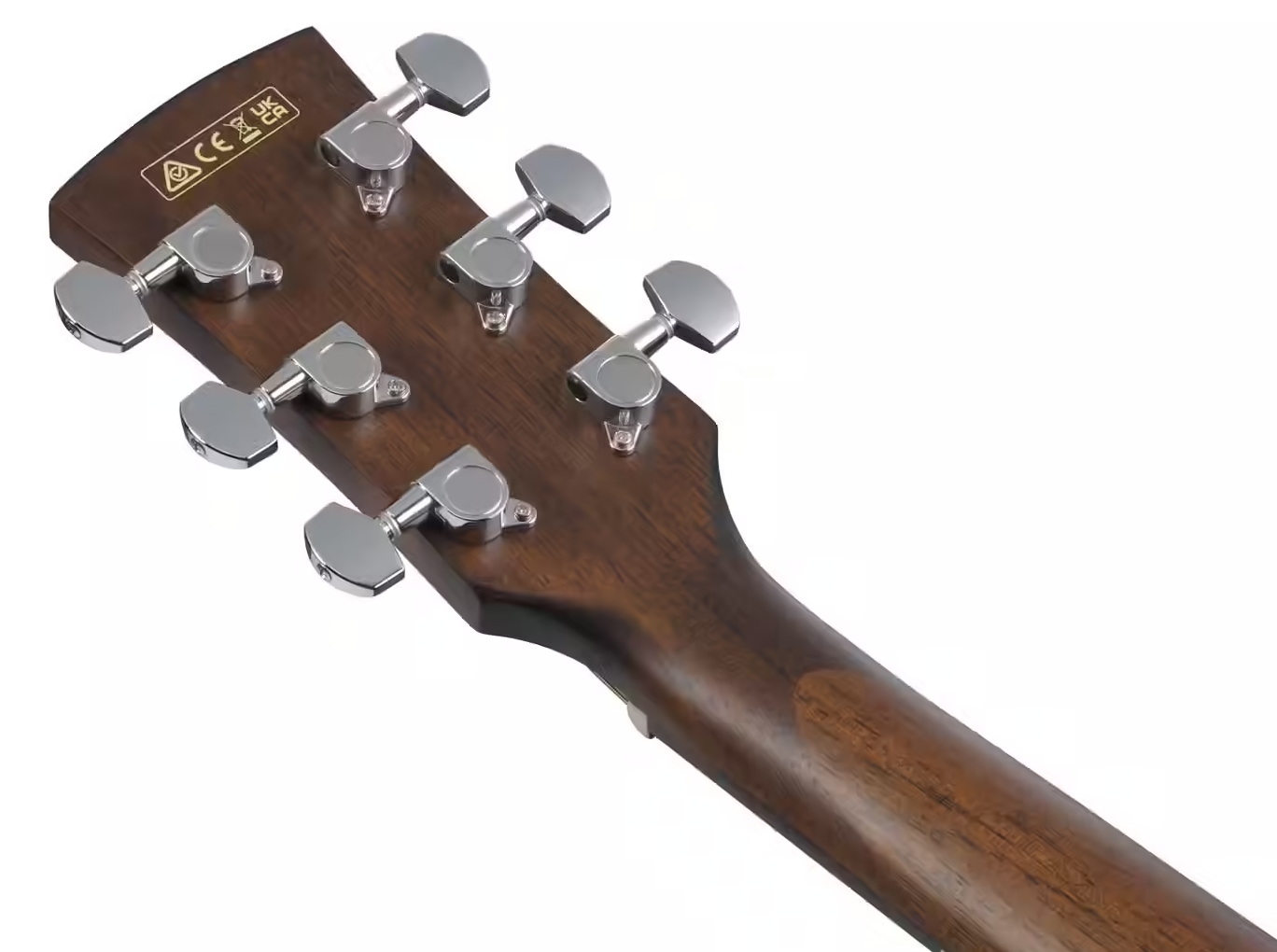 Ibanez Aw54lce Opn Artwood Dreadnought Cw Gaucher Tout Acajou Lau - Open Pore Natural - Guitare Folk - Variation 5