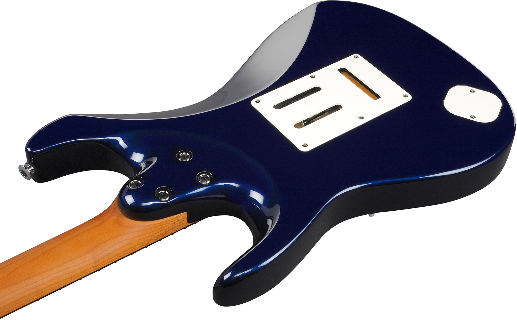 Ibanez Az2204nw Dtb Prestige Jap Hss Seymour Duncan Trem Rw - Dark Tide Blue - Guitare Électrique Forme Str - Variation 3