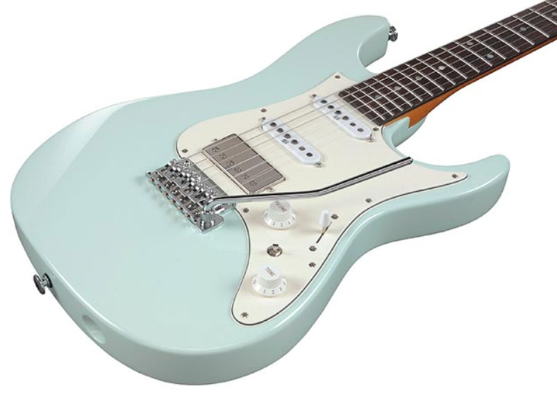 Ibanez Az2204nw Mgr Prestige Jap Hss Seymour Duncan Trem Rw - Mint Green - Guitare Électrique Forme Str - Variation 3