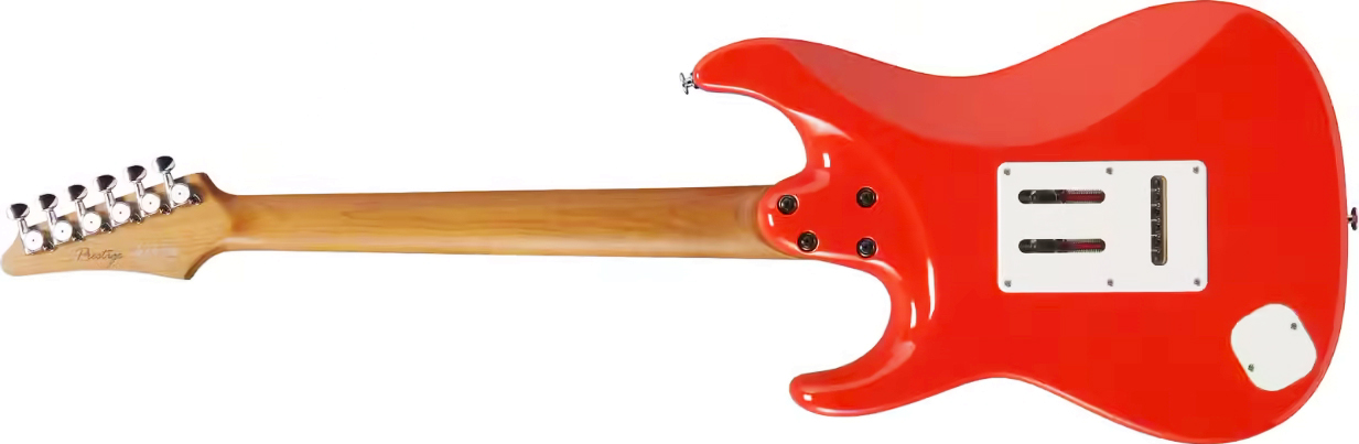 Ibanez Az2204nw Vr Prestige Jap Hss Seymour Duncan Trem Rw - Vermillion Red - Guitare Électrique Forme Str - Variation 1