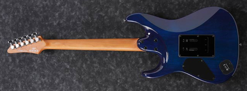Ibanez Az226pb Cbb Premium Hss Trem Mn - Cerulean Blue Burst - Guitare Électrique Double Cut - Variation 2