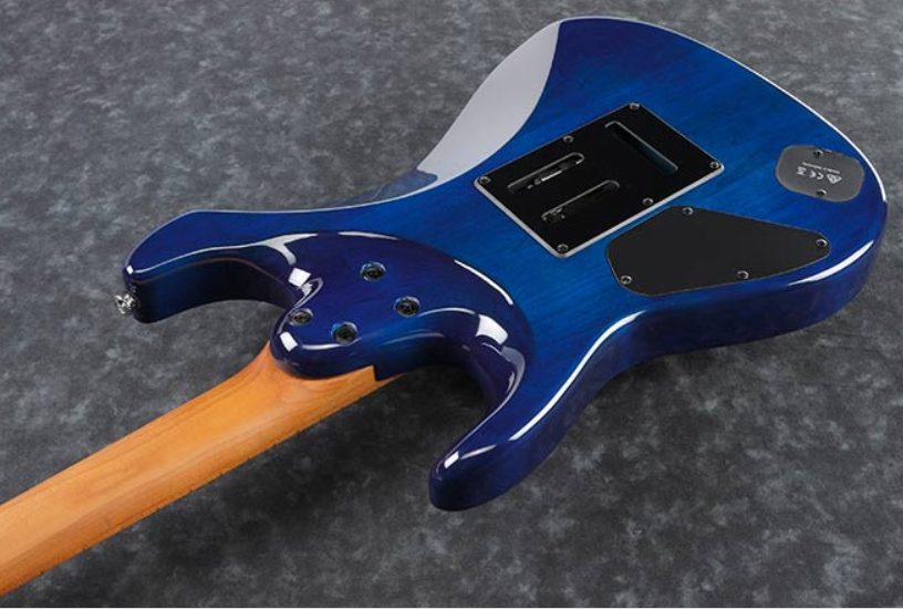 Ibanez Az226pb Cbb Premium Hss Trem Mn - Cerulean Blue Burst - Guitare Électrique Double Cut - Variation 3