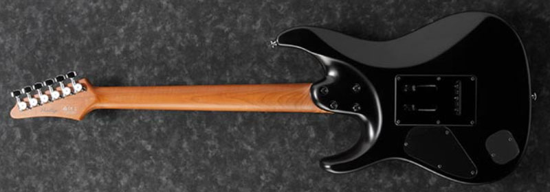 Ibanez Az2402 Bkf Prestige Jap Hh Seymour Duncan Trem Mn - Black Flat - Guitare Électrique Forme Str - Variation 1