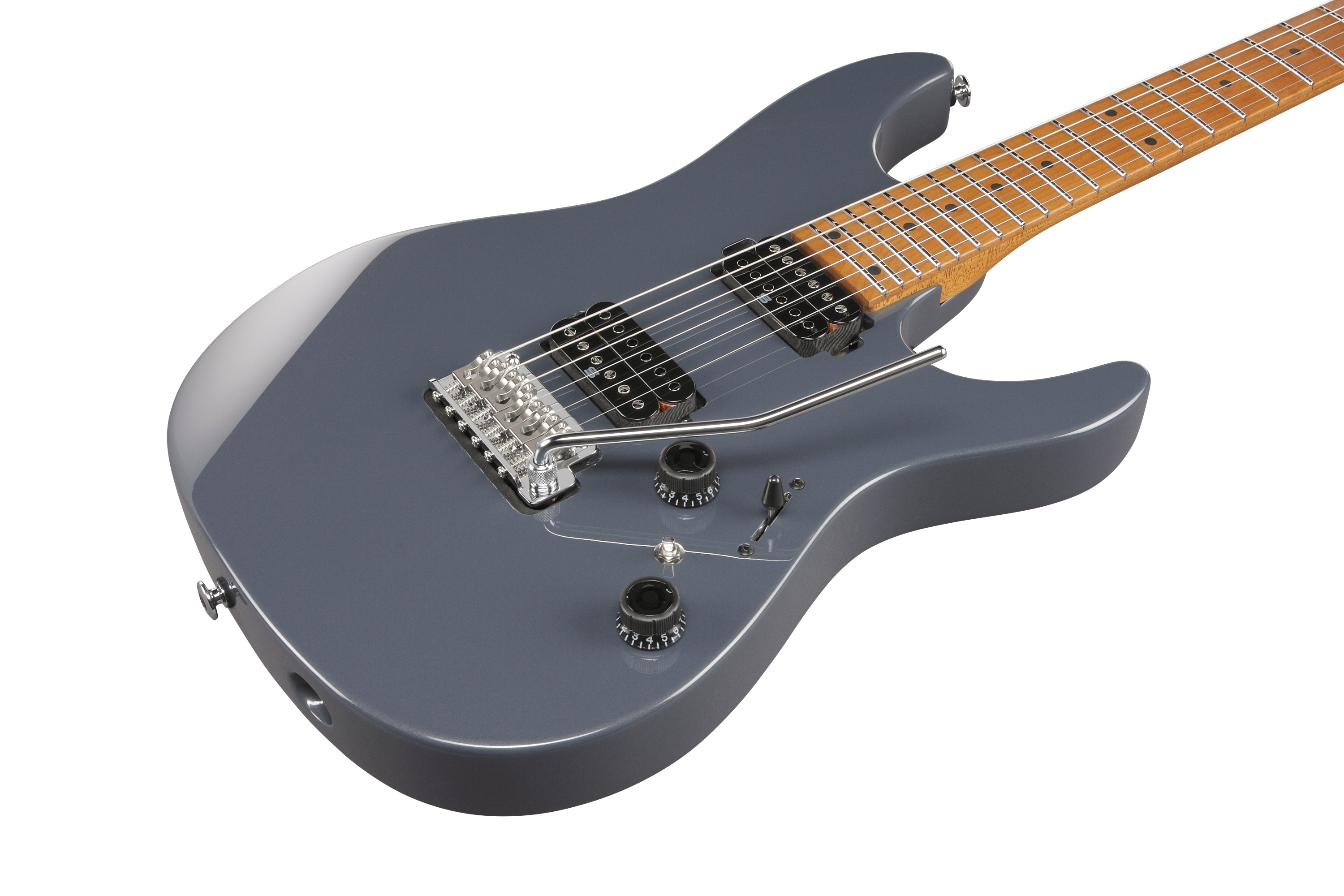 Ibanez Az2402 Prestige Hh Trem Mn - Gray Metallic - Guitare Électrique Forme Str - Variation 7