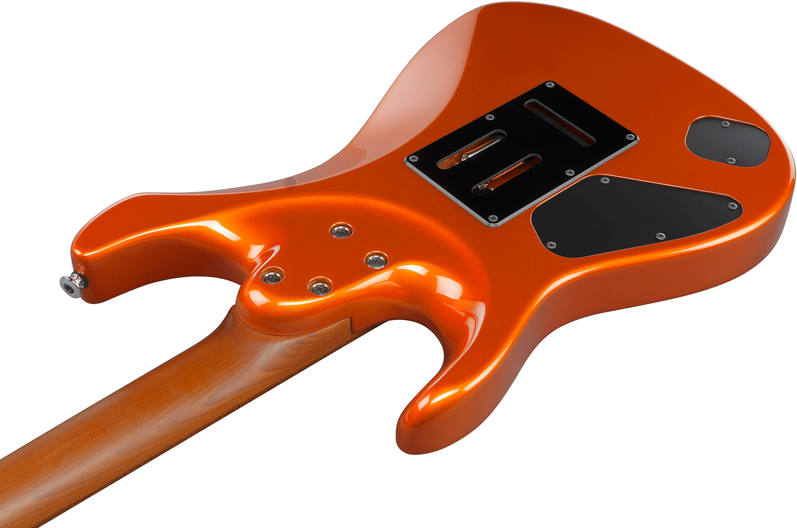 Ibanez Az2402 Rom Prestige Jap 2h Seymour Duncan Trem Mn - Roadster Orange Metallic - Guitare Électrique Forme Str - Variation 3