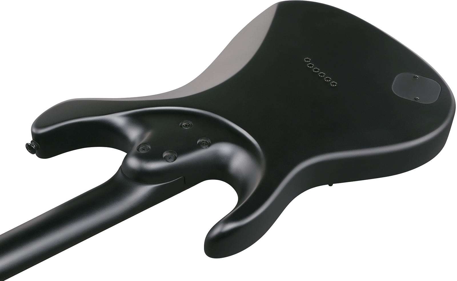 Ibanez Az41b1 Bkf Iron Label 2h Dimarzio Ht Eb - Black Flat - Guitare Électrique Forme Str - Variation 3