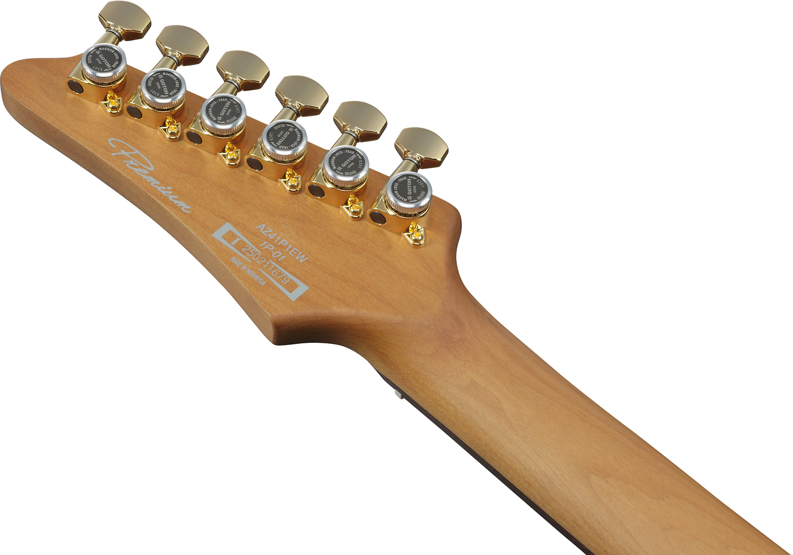 Ibanez Az41p1ew Ngt Premium 2h Trem Rw - Natural Gray Burst - Guitare Électrique Forme Str - Variation 4