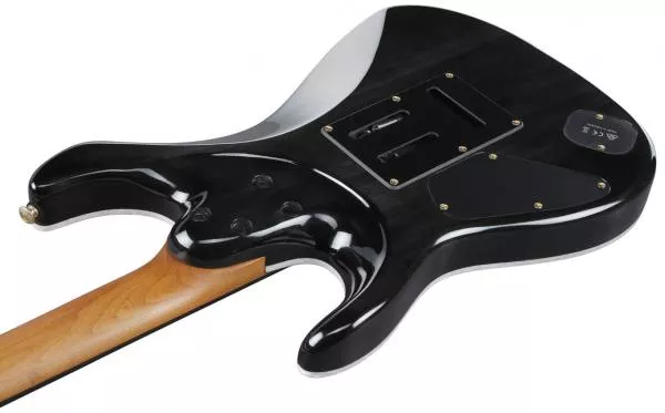 Guitare électrique solid body Ibanez AZ47P1QM BIB Premium - black ice burst