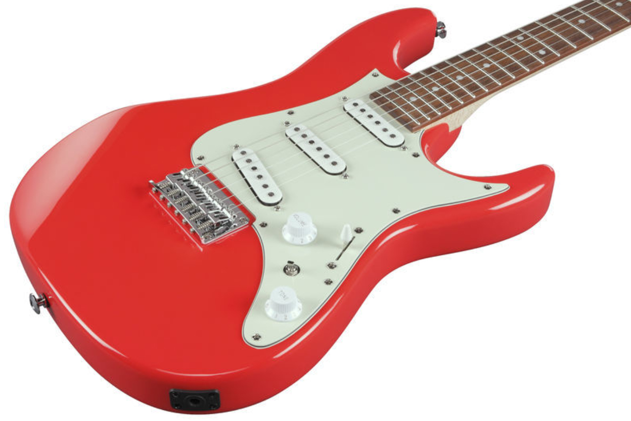 Ibanez Azes31 Vm Standard 3s Trem Jat - Vermillion - Guitare Électrique Forme Str - Variation 2