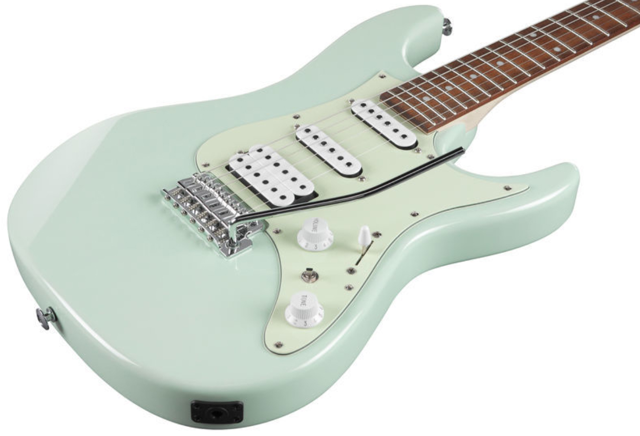 Ibanez Azes 40 Mgr Standard Hss Trem Jat - Mint Green - Guitare Électrique Forme Str - Variation 2