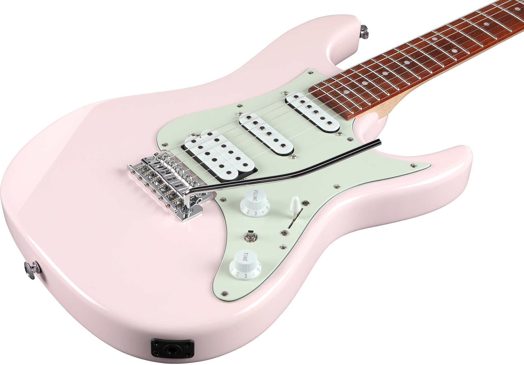Ibanez Azes40 Ppk Standard Hss Trem Jat - Pastel Pink - Guitare Électrique Forme Str - Variation 2