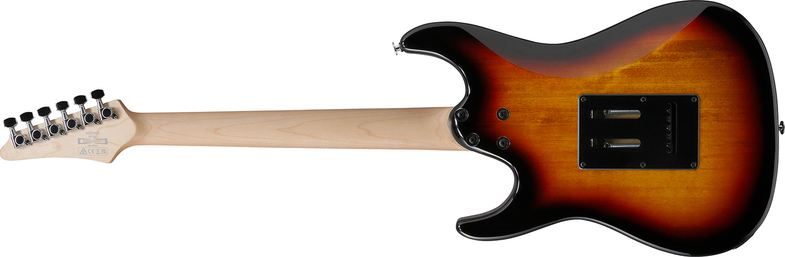Ibanez Azes40b Tsn Standard Hss Trem Jat - Three Tone Sunburst - Guitare Électrique Forme Str - Variation 1