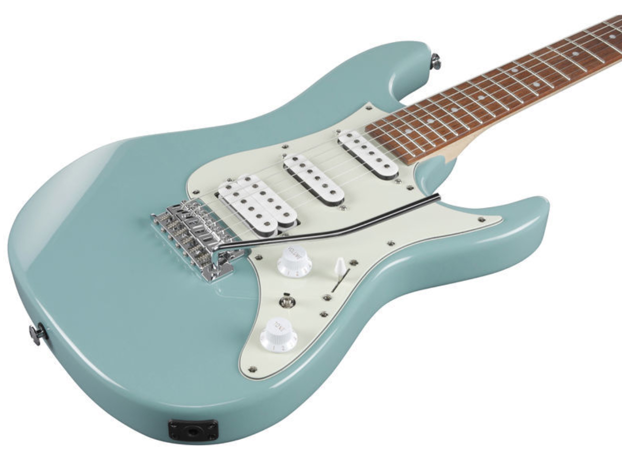 Ibanez Azes40l Prb Standard Gaucher Hss Trem Jat - Purist Blue - Guitare Électrique Forme Str - Variation 2