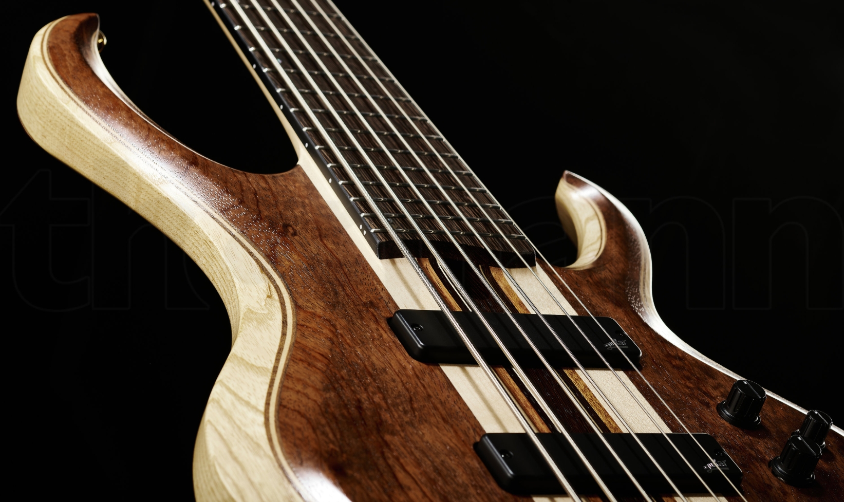Ibanez Btb1836 Ndl Standard 6c Active Aguilar Pp - Natural Shadow Low Gloss - Basse Électrique Solid Body - Variation 2