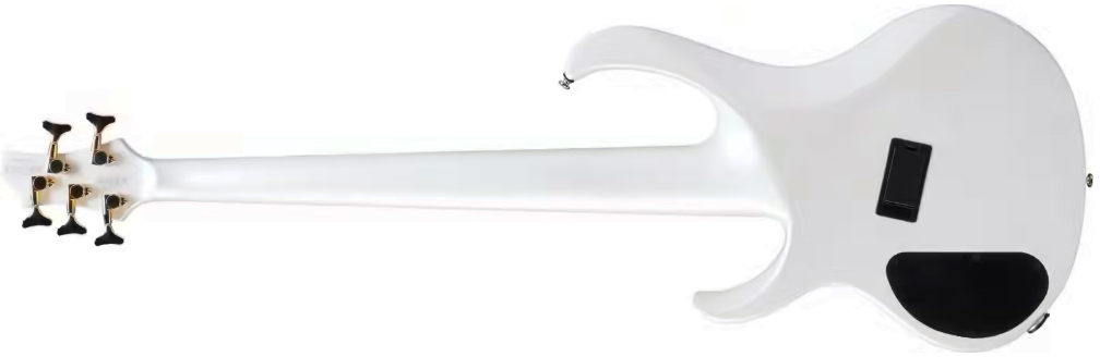 Ibanez Btb605 Mlm Workshop 5c Multiscale Active Mn - Pearl White Matte - Basse Électrique Solid Body - Variation 1
