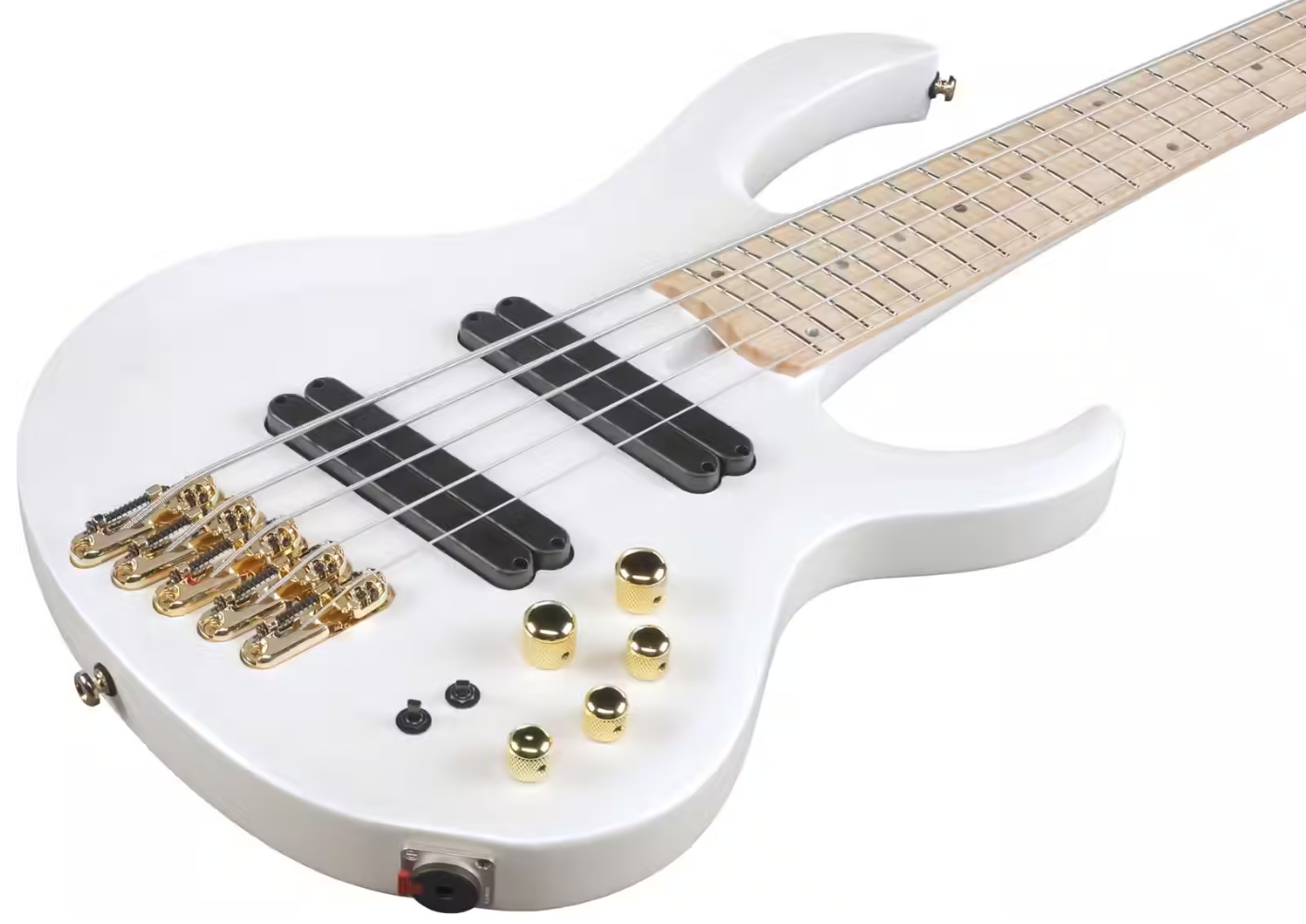 Ibanez Btb605 Mlm Workshop 5c Multiscale Active Mn - Pearl White Matte - Basse Électrique Solid Body - Variation 2