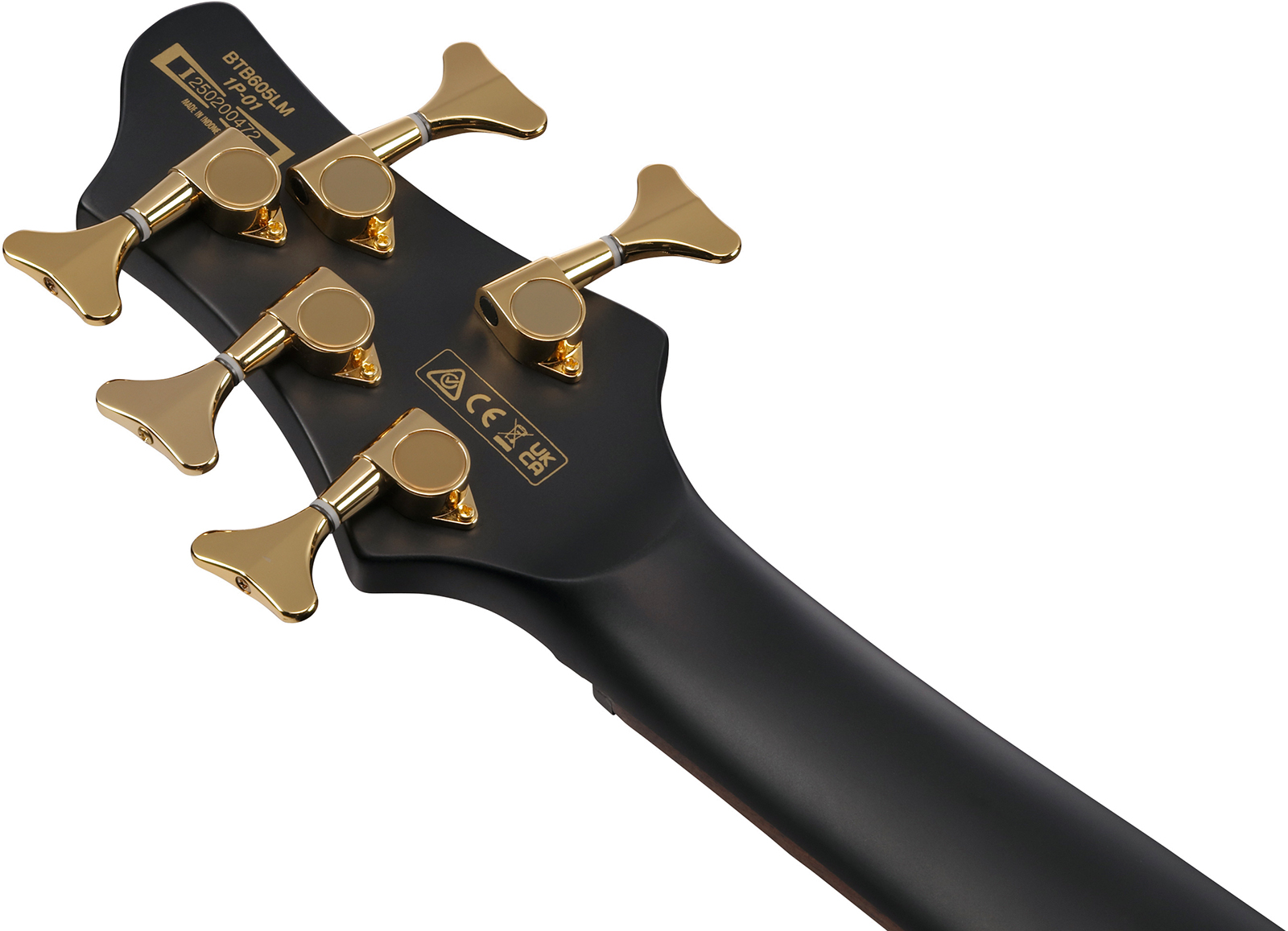 Ibanez Btb605lm Bkf Workshop 5c Multiscale Active Rw - Black Flat - Basse Électrique Solid Body - Variation 4