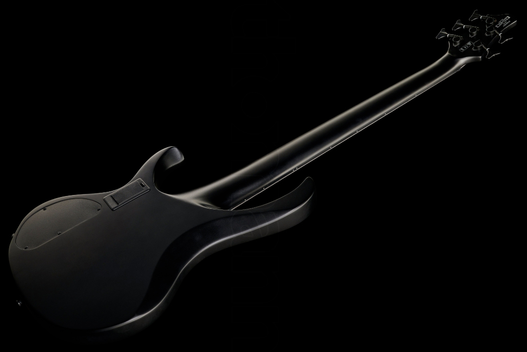 Ibanez Btb625ex Bkf Iron Label 5c Active Bartolini Ebo - Black Flat - Basse Électrique Solid Body - Variation 1