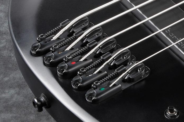 Ibanez Btb625ex Bkf Iron Label 5c Active Bartolini Ebo - Black Flat - Basse Électrique Solid Body - Variation 4