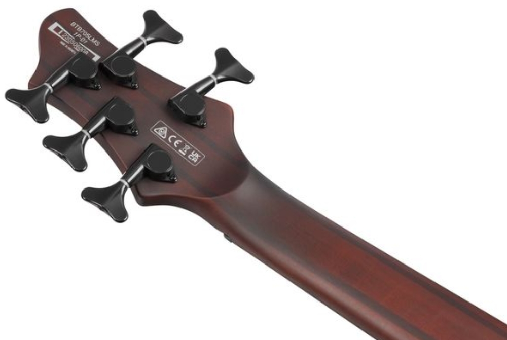 Ibanez Btb705lm Nnf Workshop 5c Multiscale Active Rw - Natural Browned Burst Flat - Basse Électrique Solid Body - Variation 5