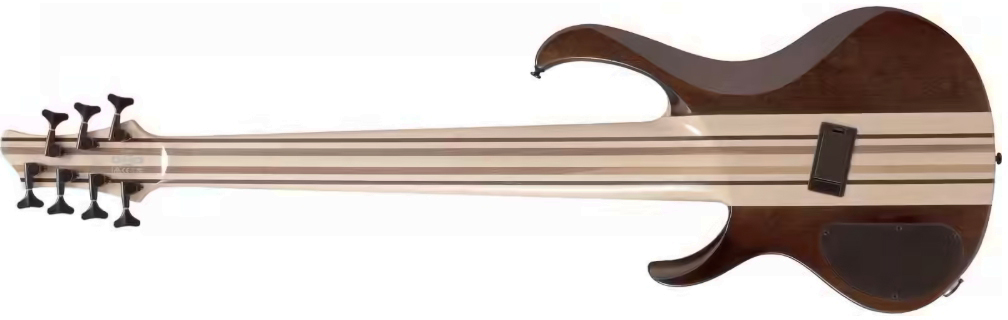 Ibanez Btb7ms Nml Workshop 7c Multiscale Active Rw - Natural Mocha Low Gloss - Basse Électrique Solid Body - Variation 1