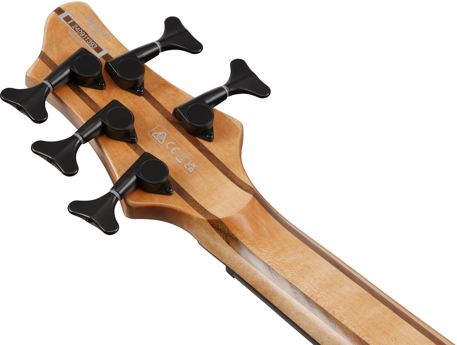 Ibanez Btb805ms Fnl Workshop 5c Multiscale Active Rw - Florid Natural Low Gloss - Basse Électrique Solid Body - Variation 4