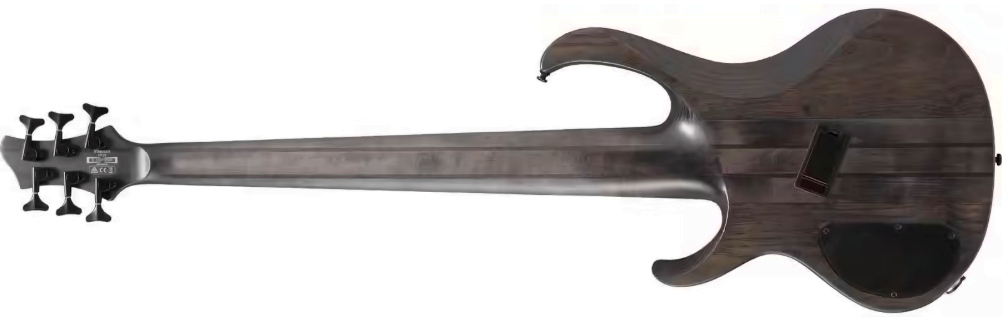 Ibanez Btb806ms Tgf Workshop 6c Multiscale Active Pp - Transparent Gray Flat - Basse Électrique Solid Body - Variation 1